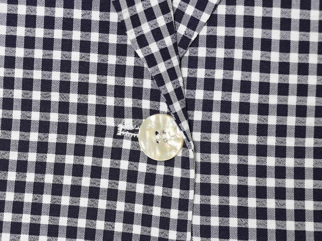 suit Women's 2 pieces short V-neck plaid Blazer Coat +Pants