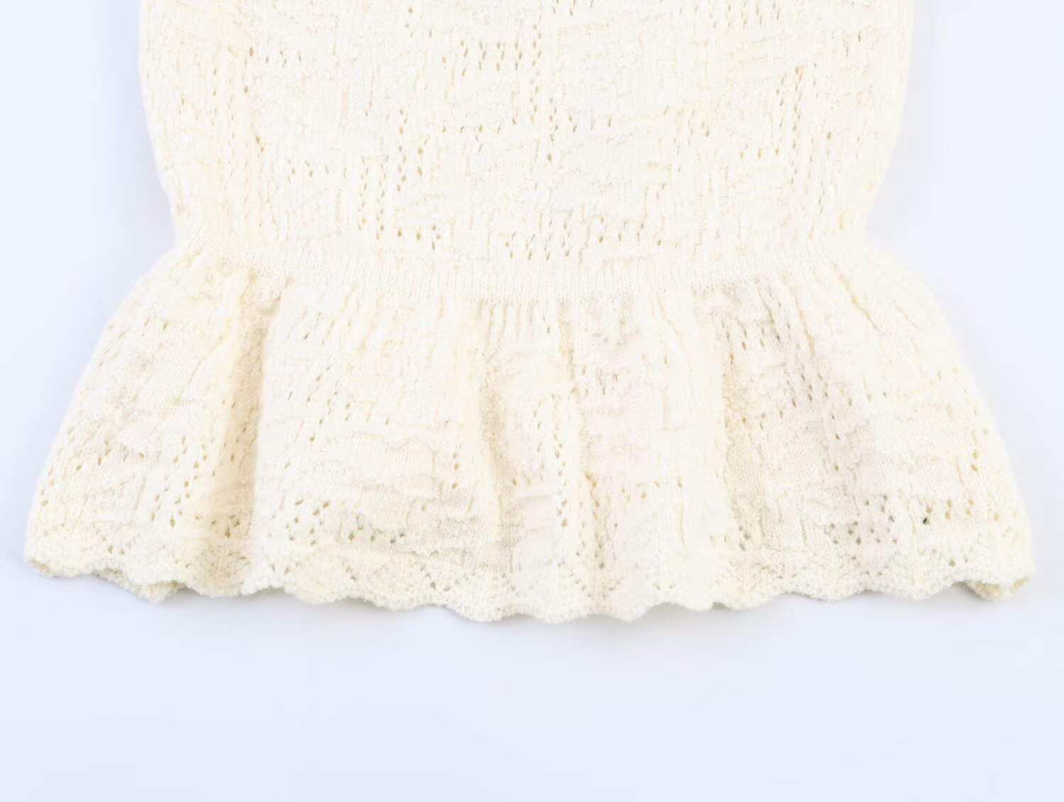 Women's bow decoration knitted top