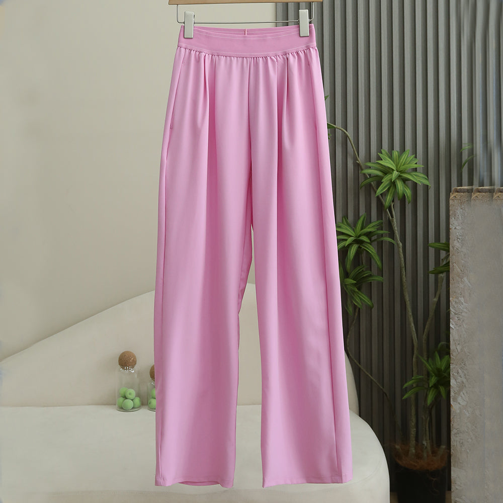 Ladies' New Yoga High Waist Ladies' Yoga Casual Straight Pants