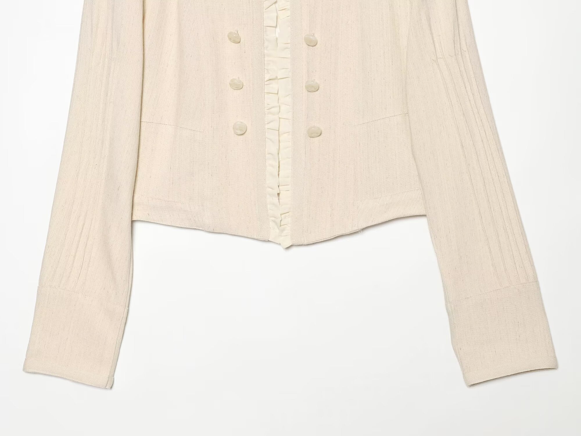 Women's layered decorative short Blazer Coat