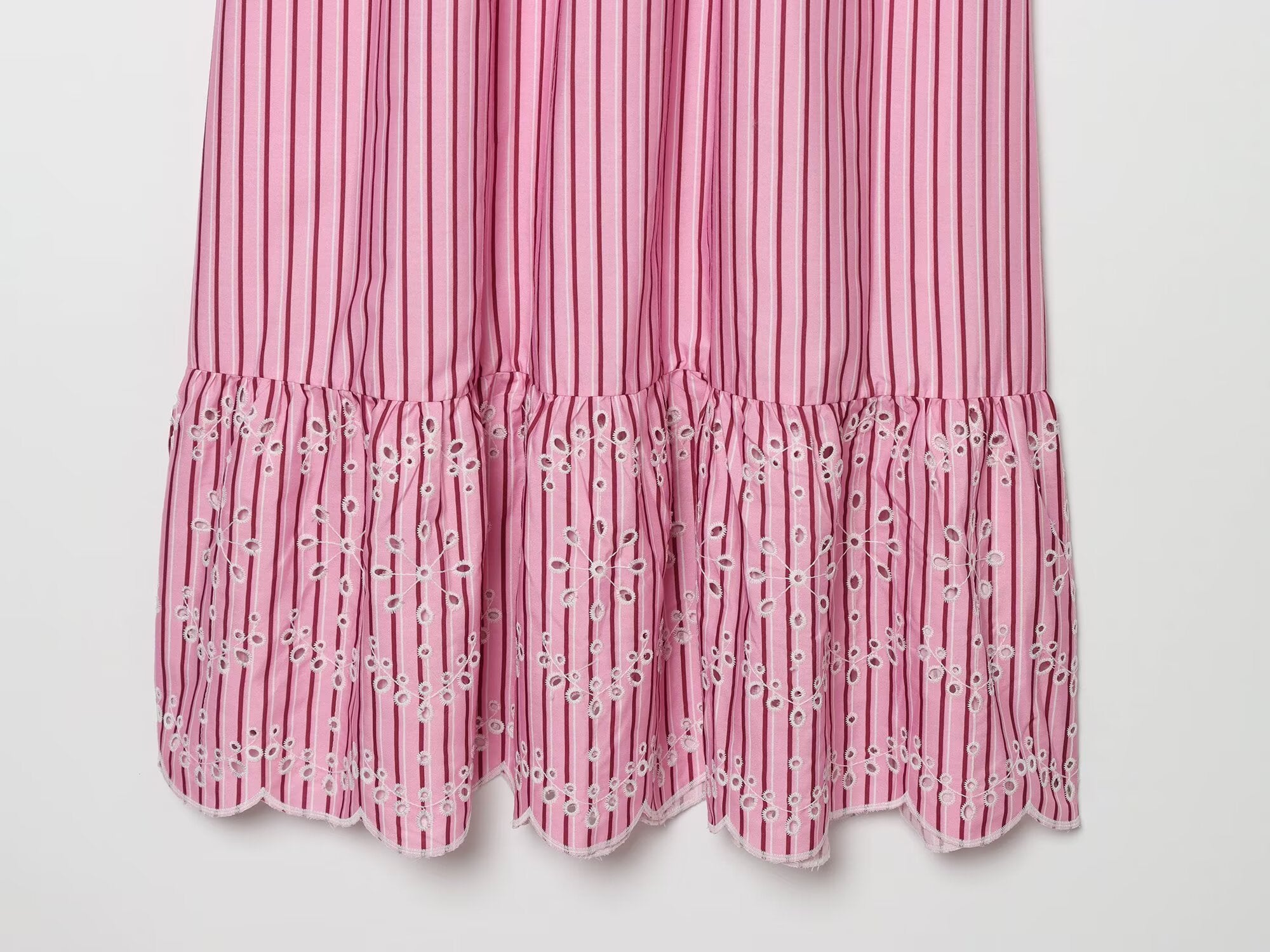 Women's bow wide shoulder strap striped dress
