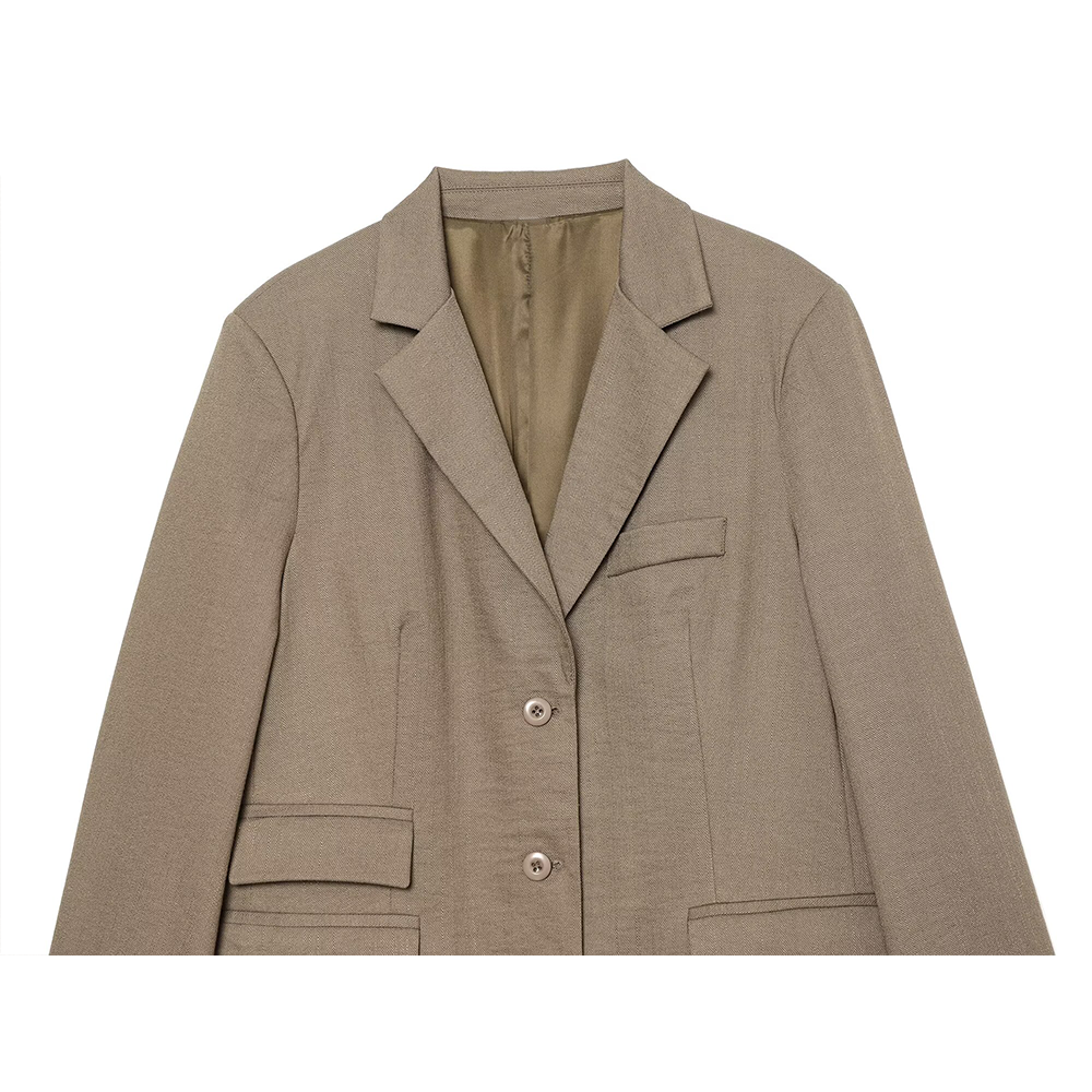 Women's flip cover decoration loose Blazer Coat