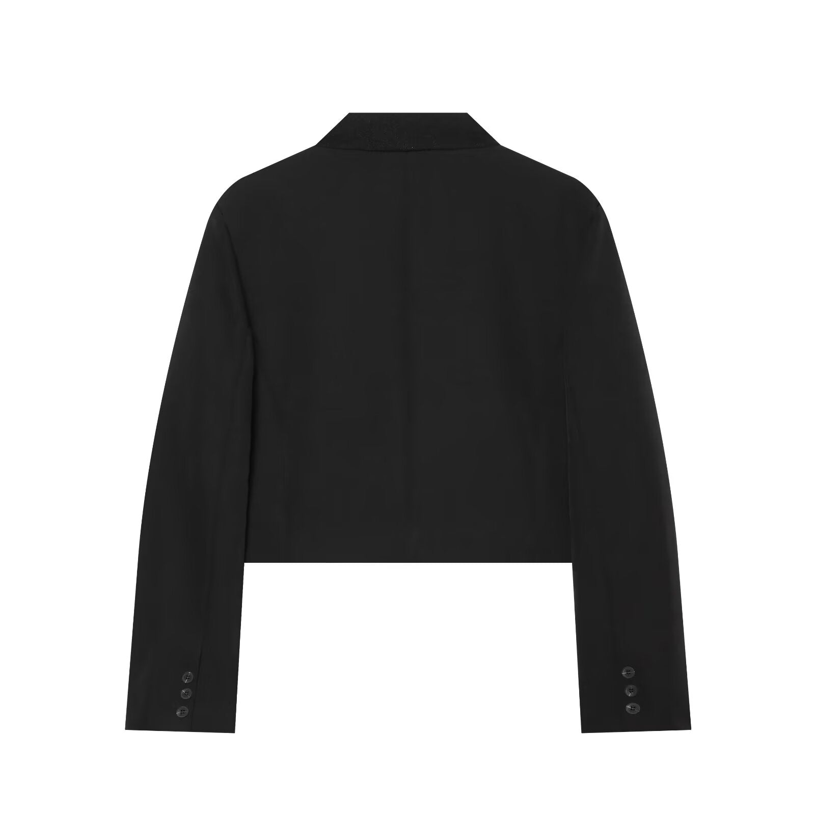suit Women's 2 pieces black casual short Blazer Coat+Pants