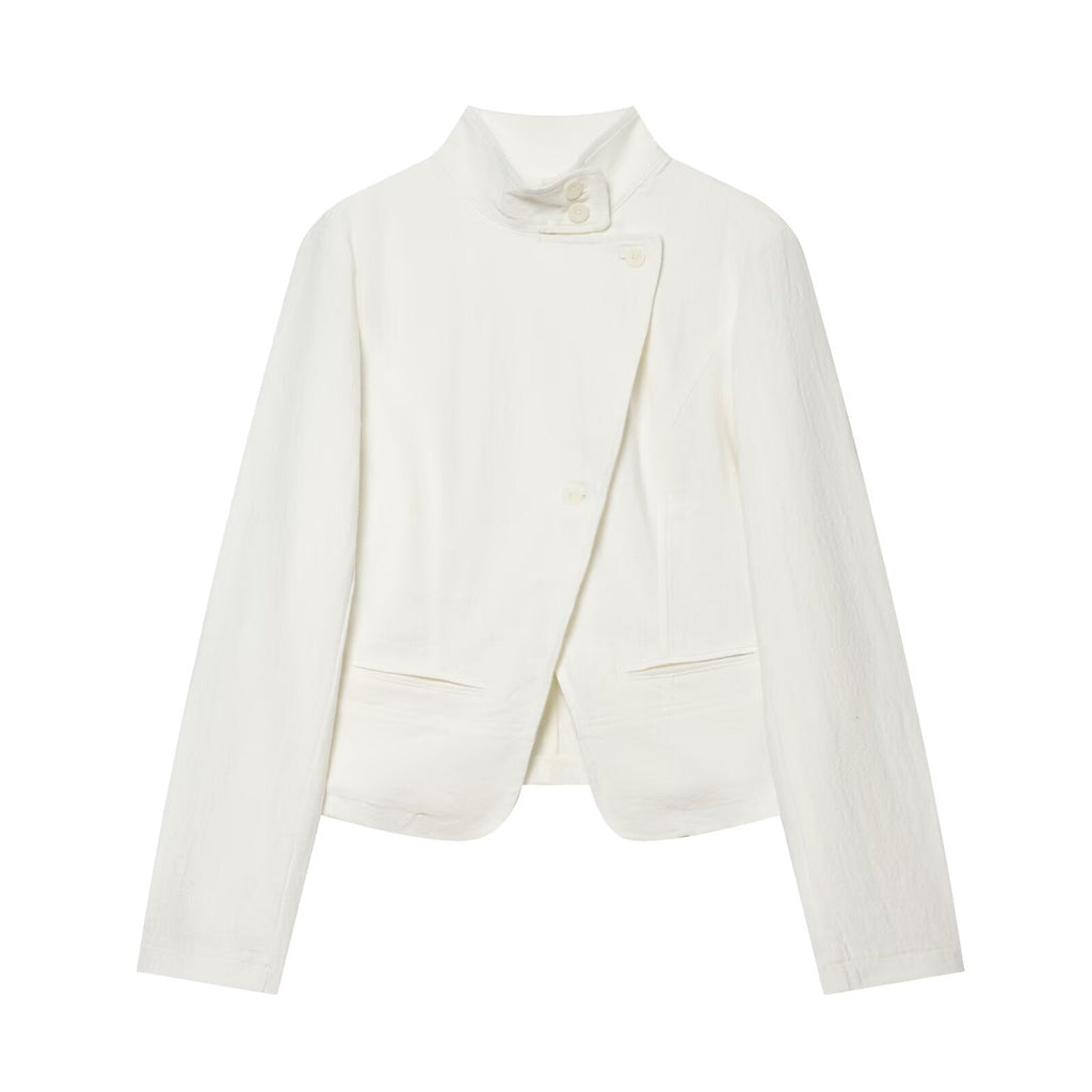 suit Women's 2 pieces slim stand collar Coat+shorts