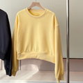 Women's new casual O-neck short sweater