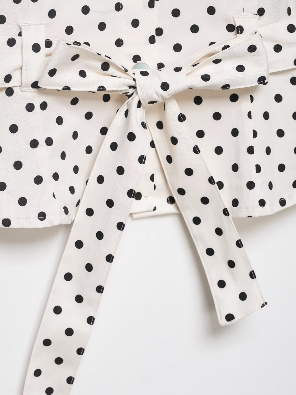 suit Women's 2 pieces polka dot shirt style Coat+Pants