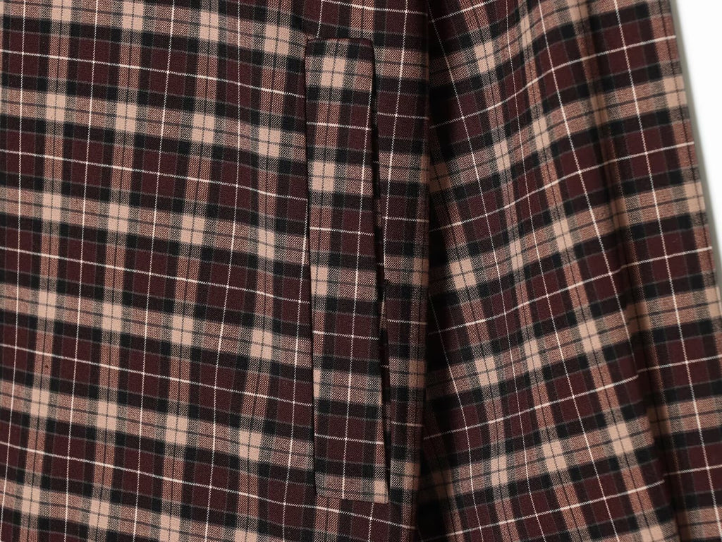 suit Women's 2 pieces casual short plaid Coat+culottes