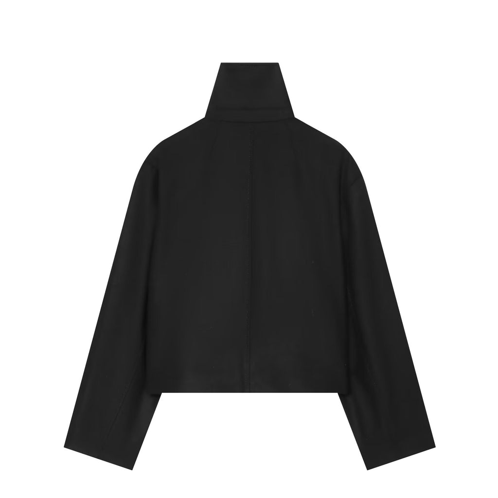 Women's thick wool blend short Coat