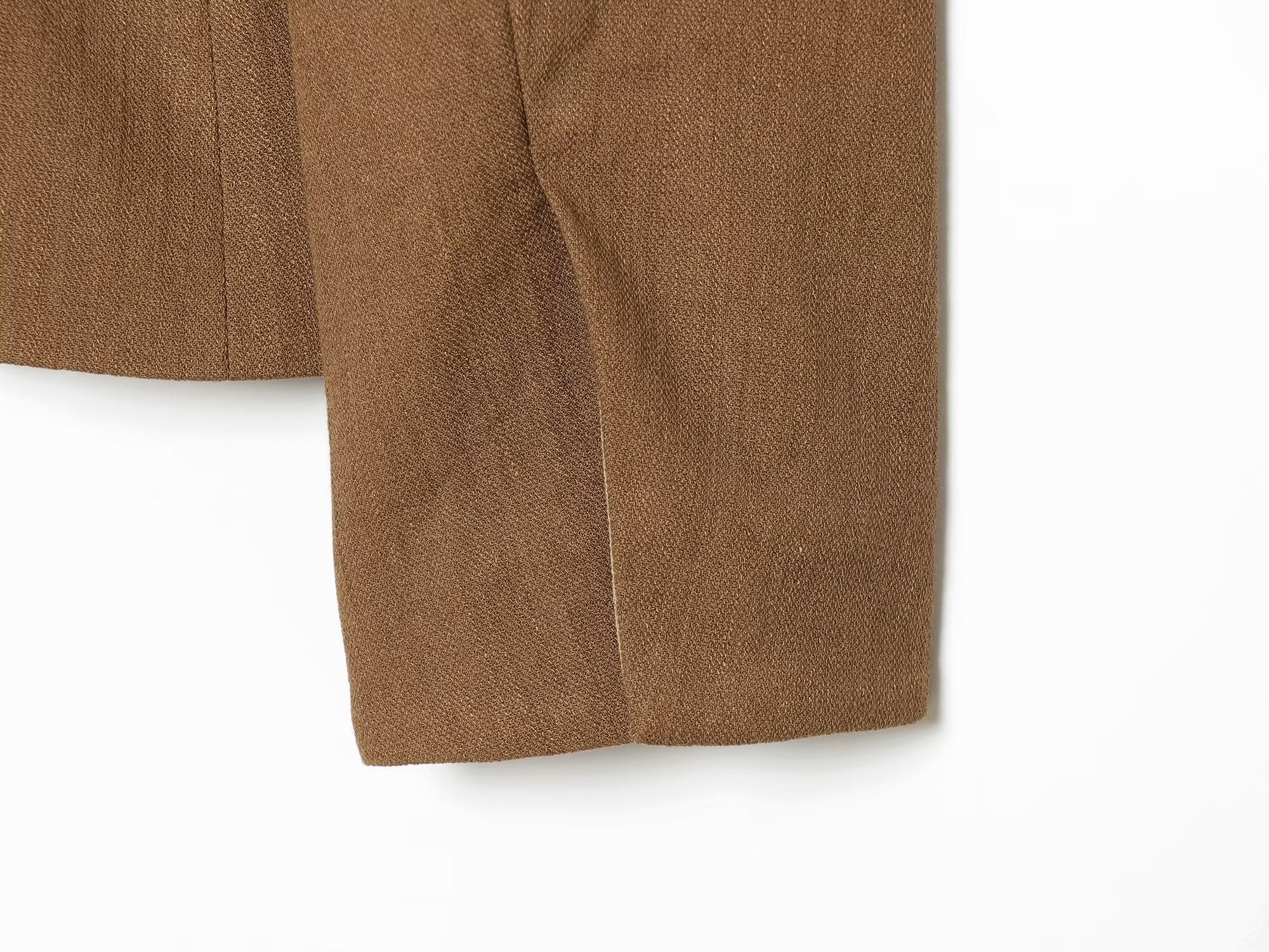 Women's slim linen blend Blazer Coat