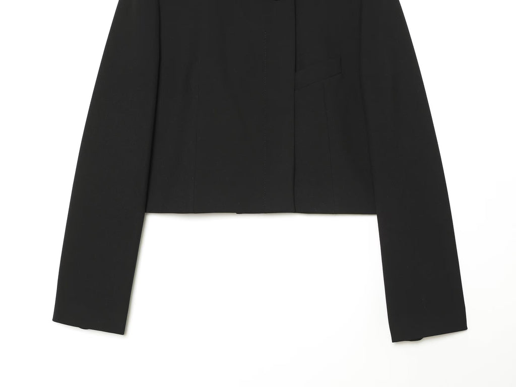 suit Women's 2 pieces short standing collar Blazer Coat +Pants