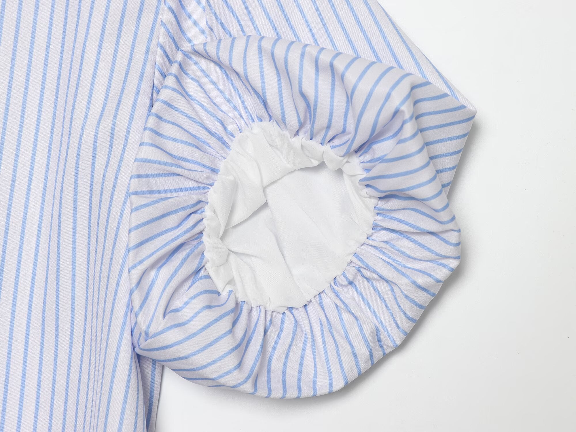 Women's bow decoration striped top