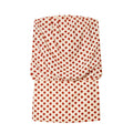 Women's polka dot strapless dress