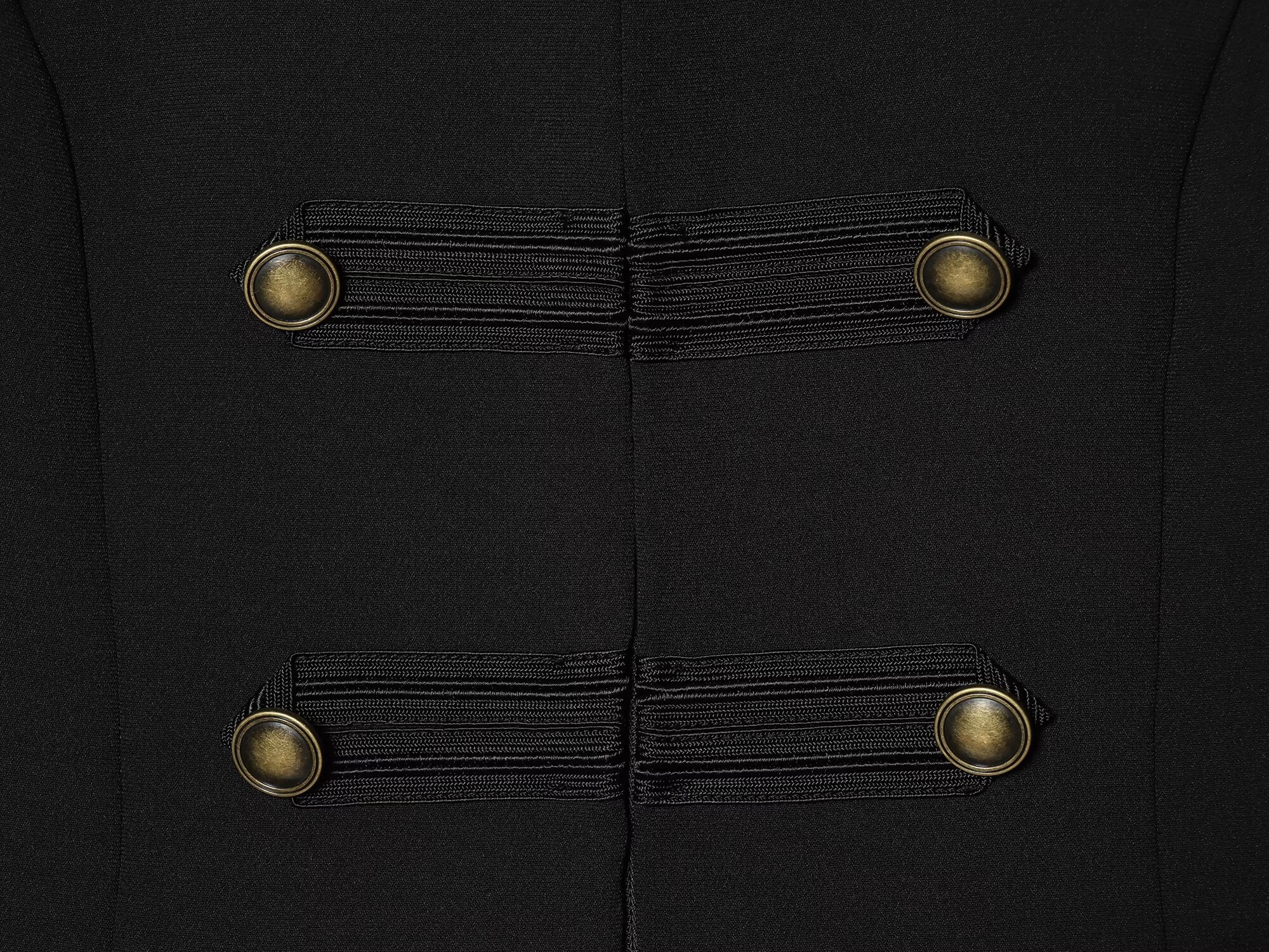 Women's rope knot decorative standing collar vest