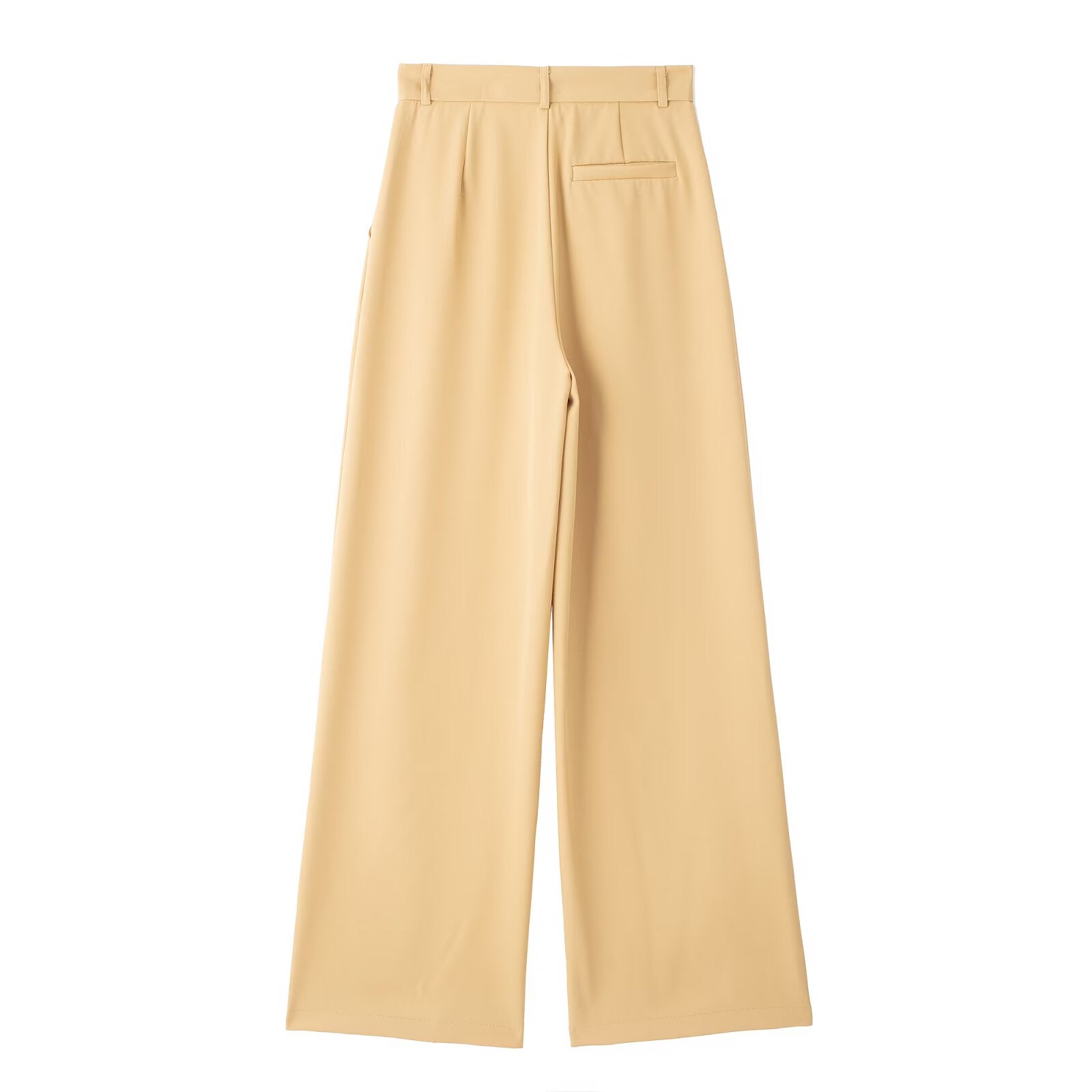 Women's pleated casual wide leg pants