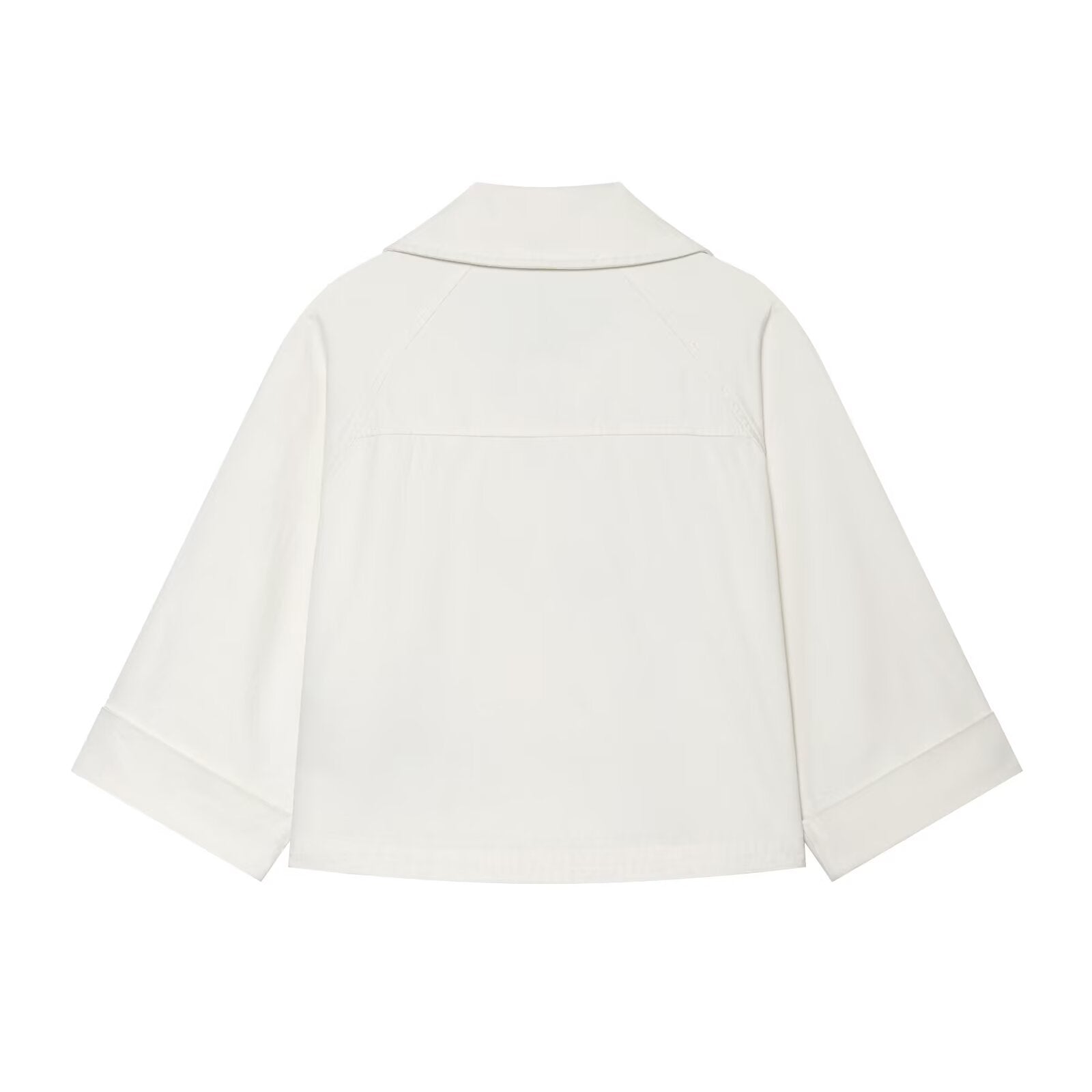 Women's breasted decorative short lapel Coat