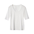 Women's casual versatile round neck base T-shirt