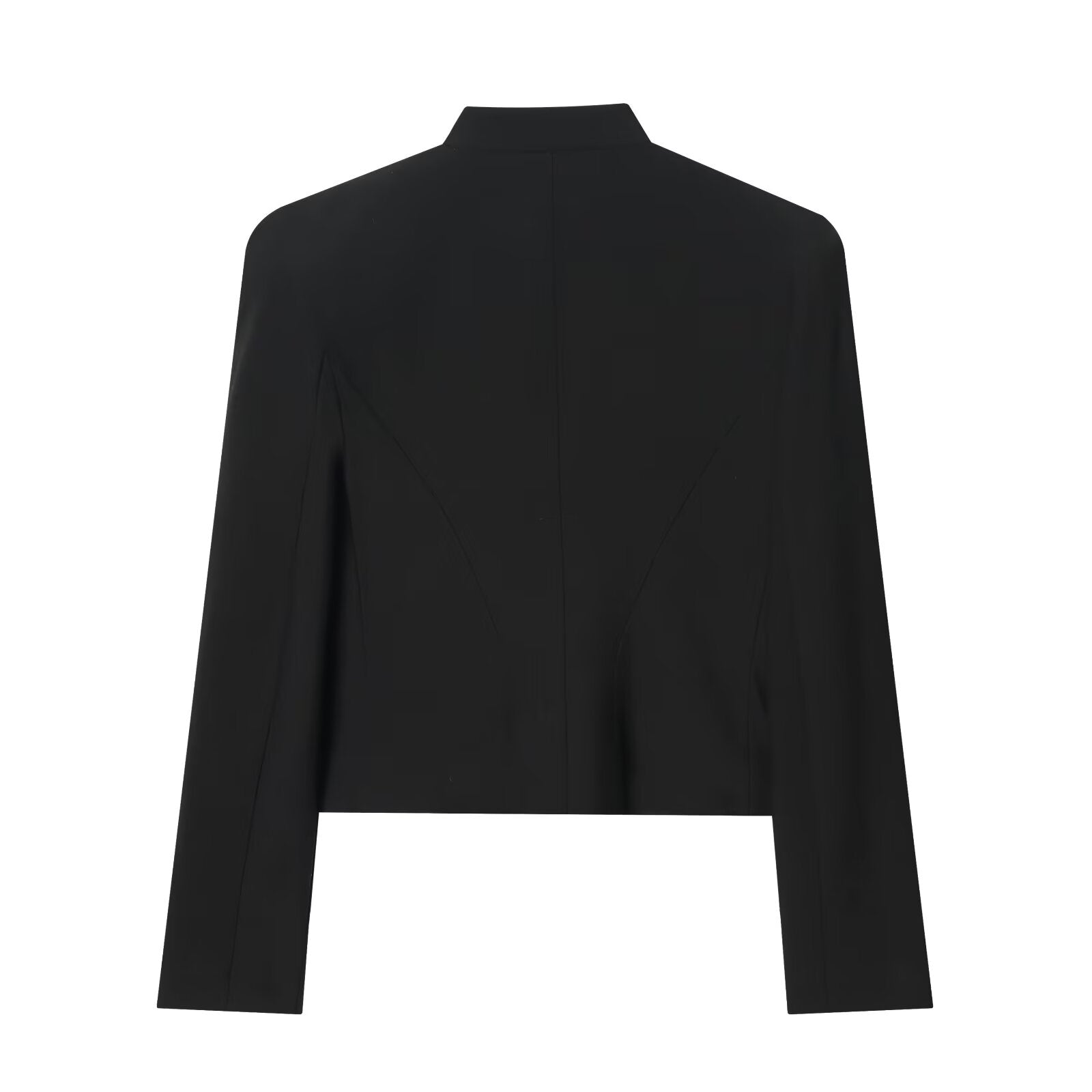 Women's with shoulder pads slim Blazer Coat