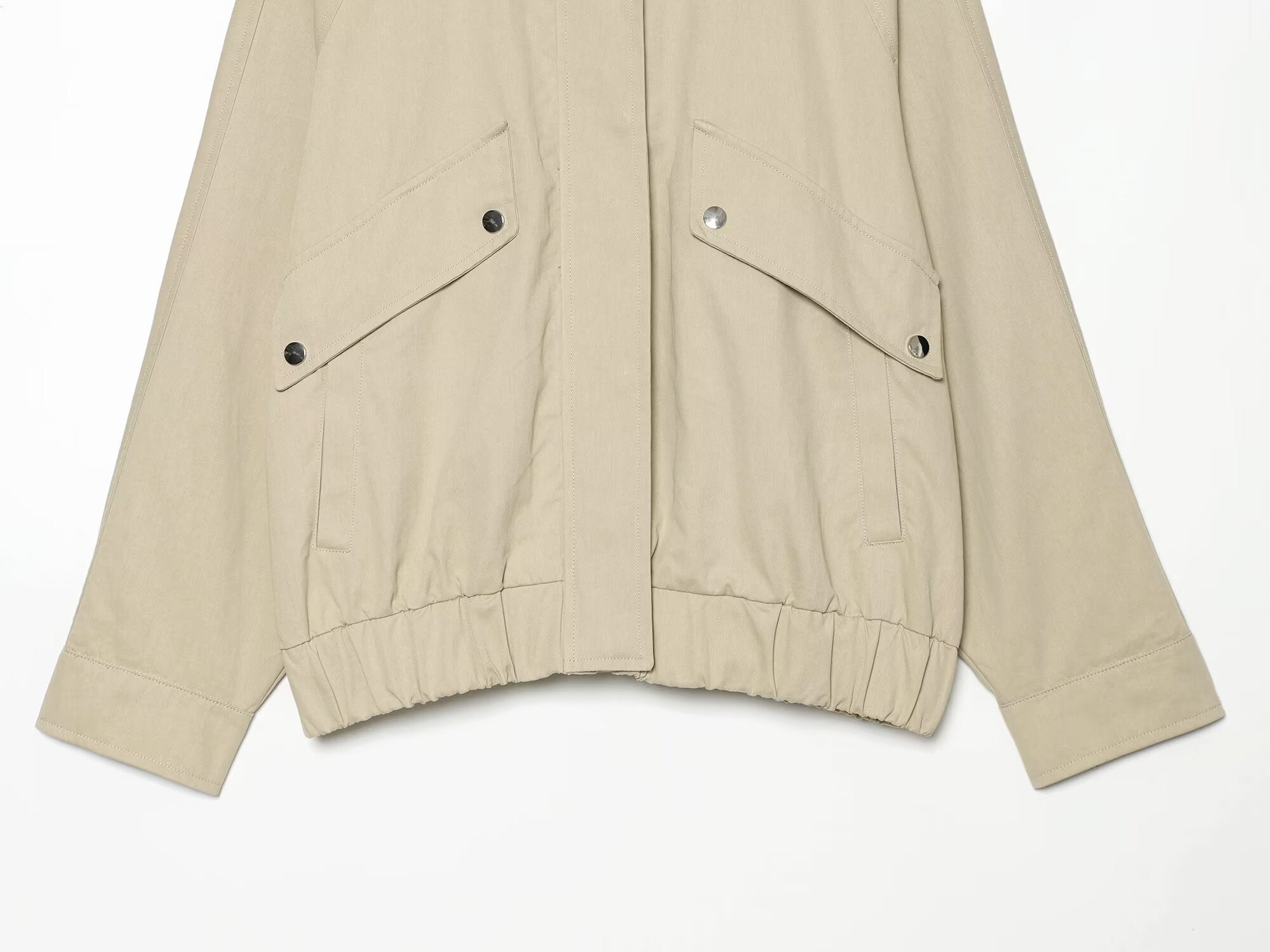 Women's standing collar loose pilot jacket Coat