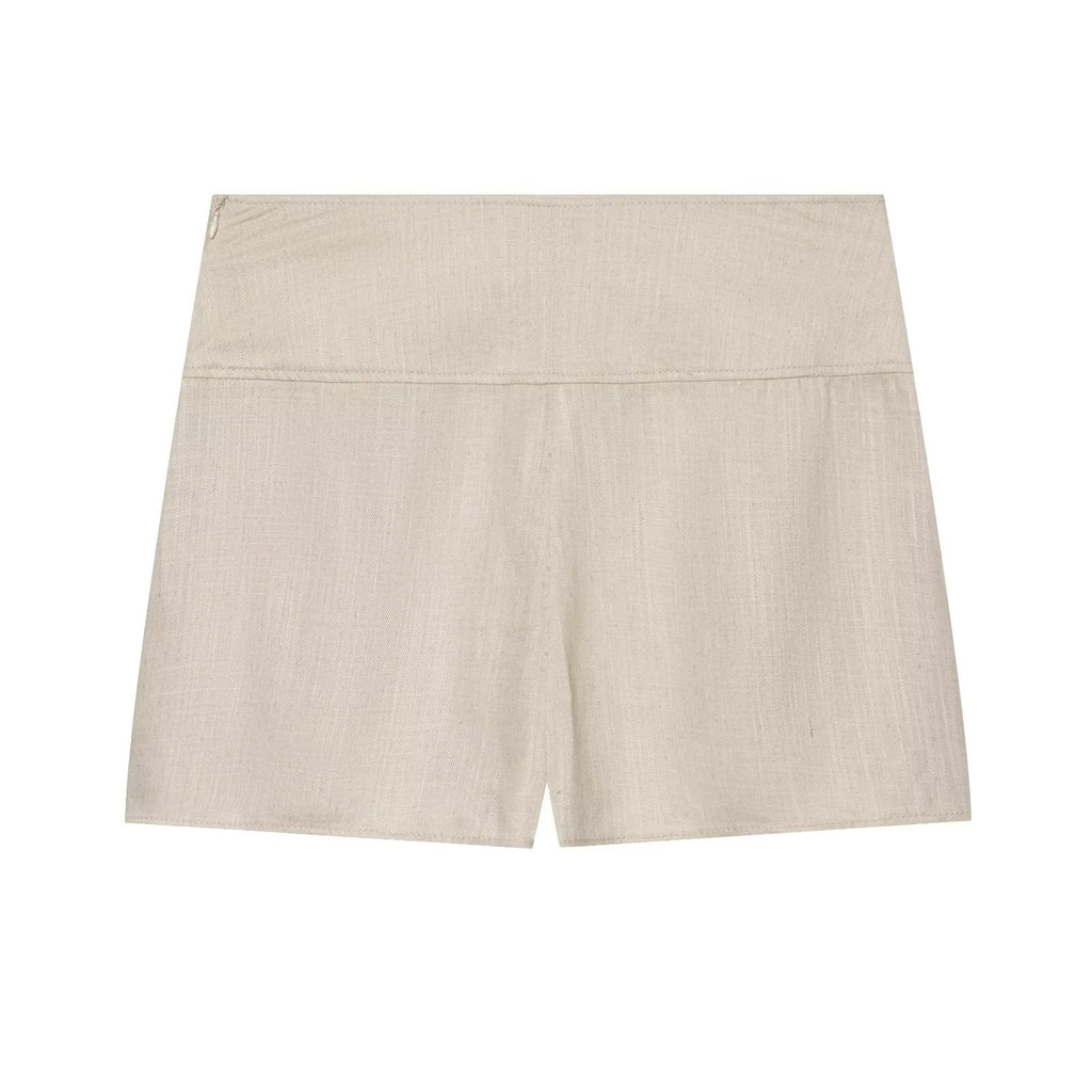 suit Women's 2 pieces rope knot decoration slim vest+shorts