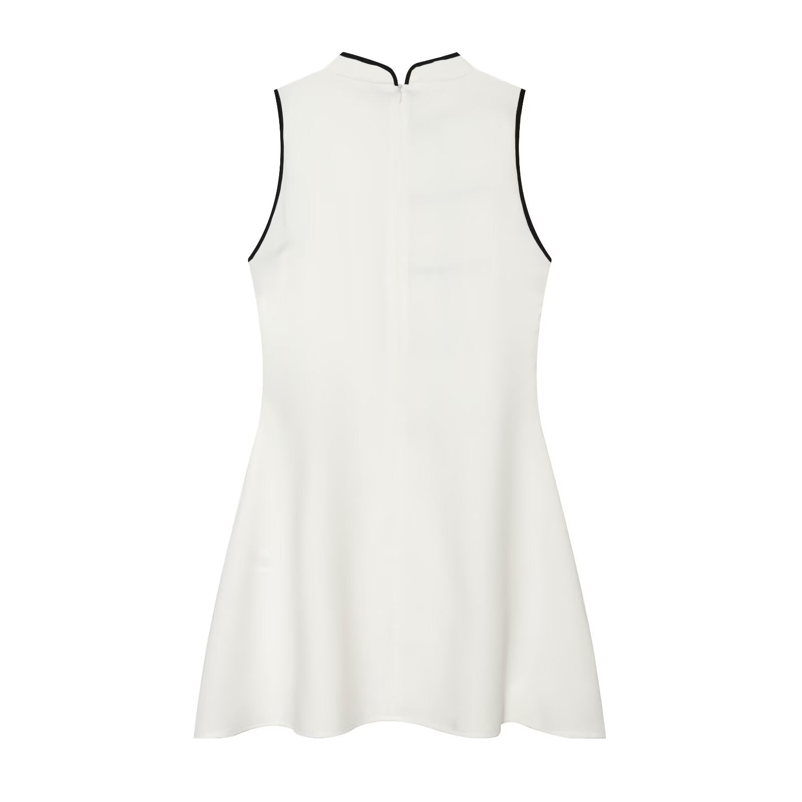 Women's rope knot buckle slim dress