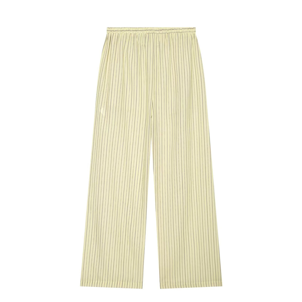suit Women's 2 pieces casual striped linen blend Coat+Pants