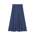 2026 Women's casual cape style draped MIDI skirt