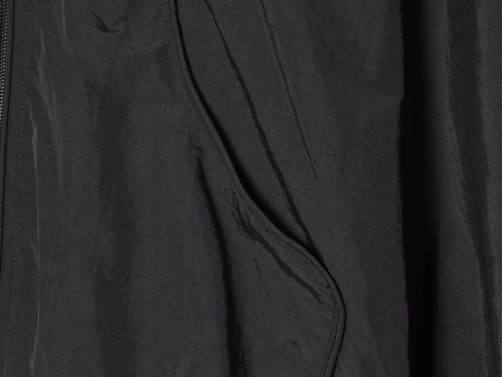 Women's casual large silhouette nylon Coat