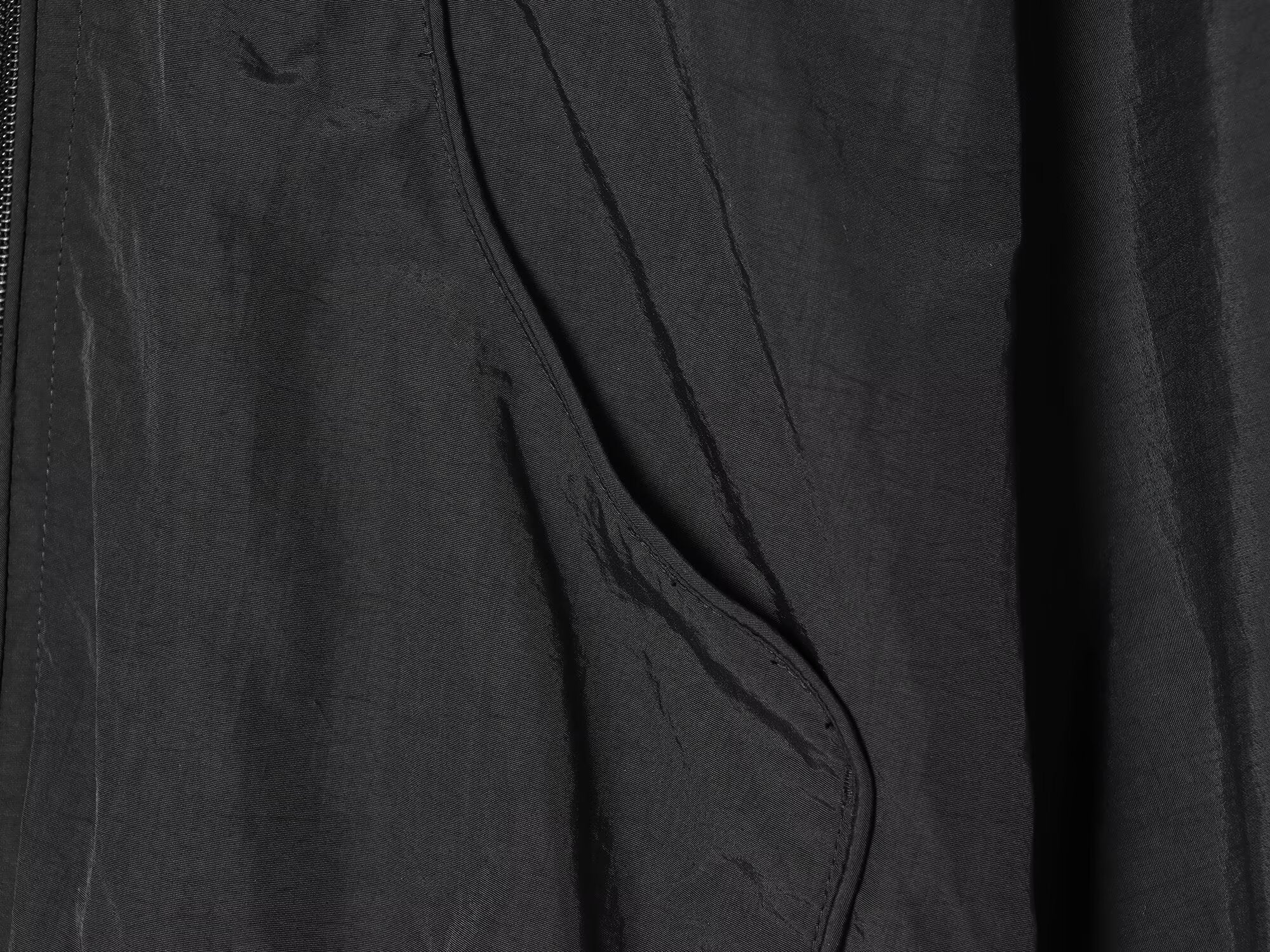 Women's casual large silhouette nylon Coat
