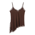 Women's sexy lace suspender top