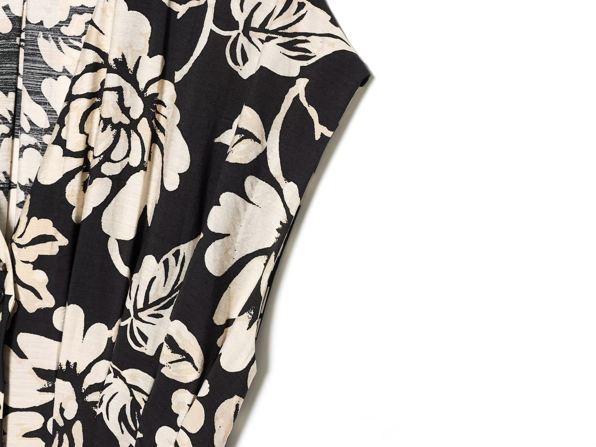 Women's printed V-neck MIDI dress