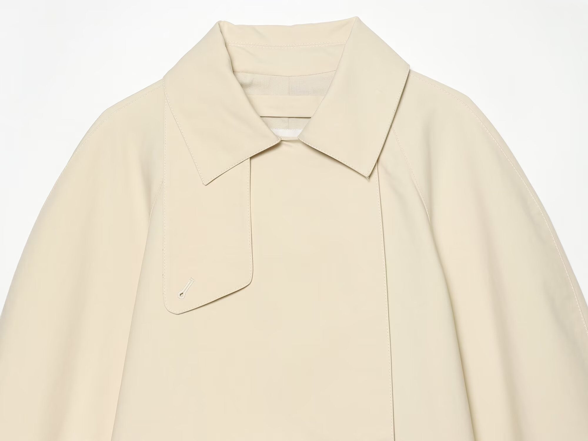 Women's loose short windbreaker Coat