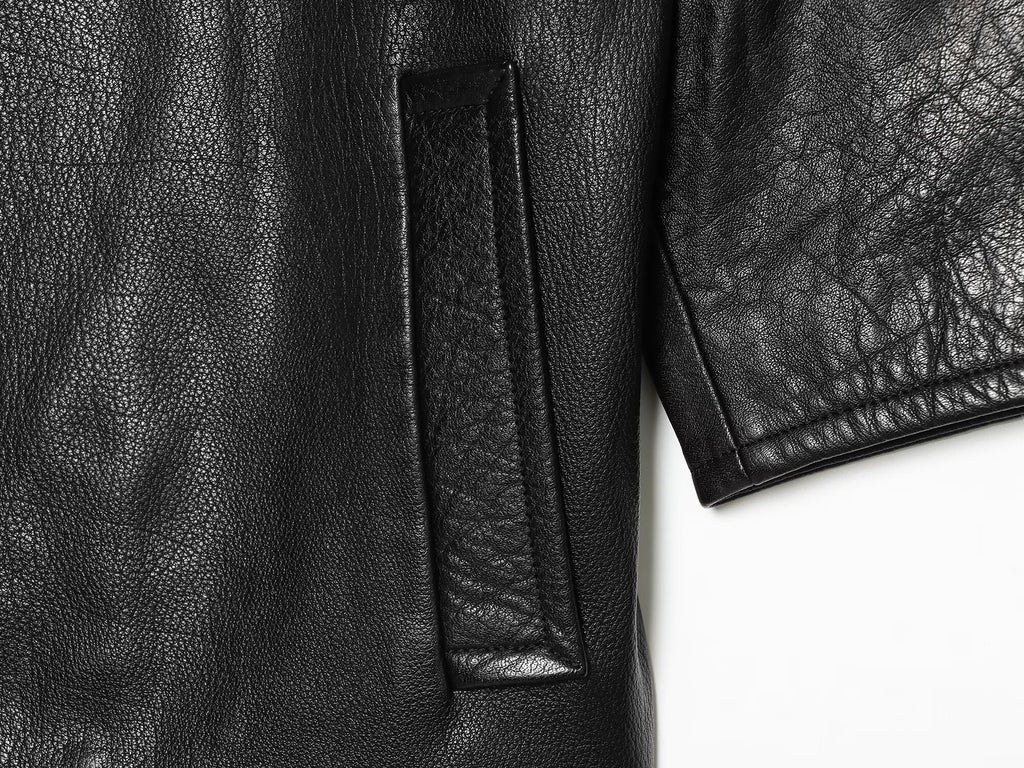Women's soft faced faux leather short jacket Coat