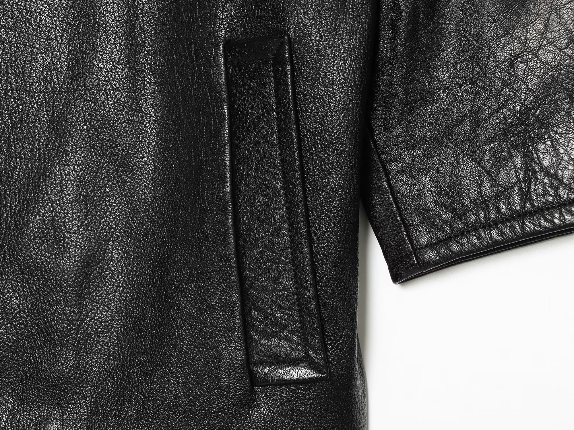 Women's soft faced faux leather short jacket Coat