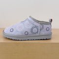 Women's new comfortable flat-bottomed embroidered snow boots