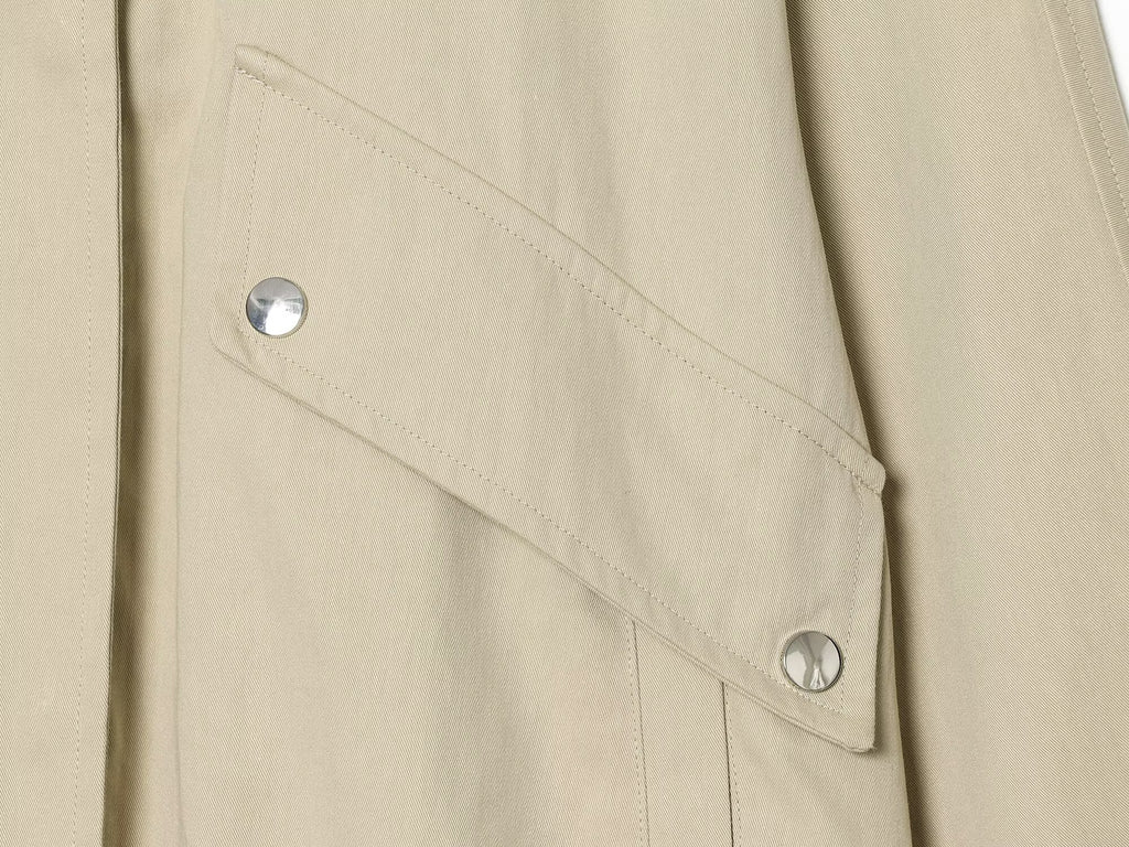 Women's standing collar loose pilot jacket Coat