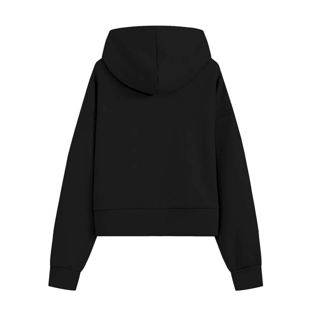 suit Women's 2 pieces hooded double-sided fabric sweatshirt+flared pants