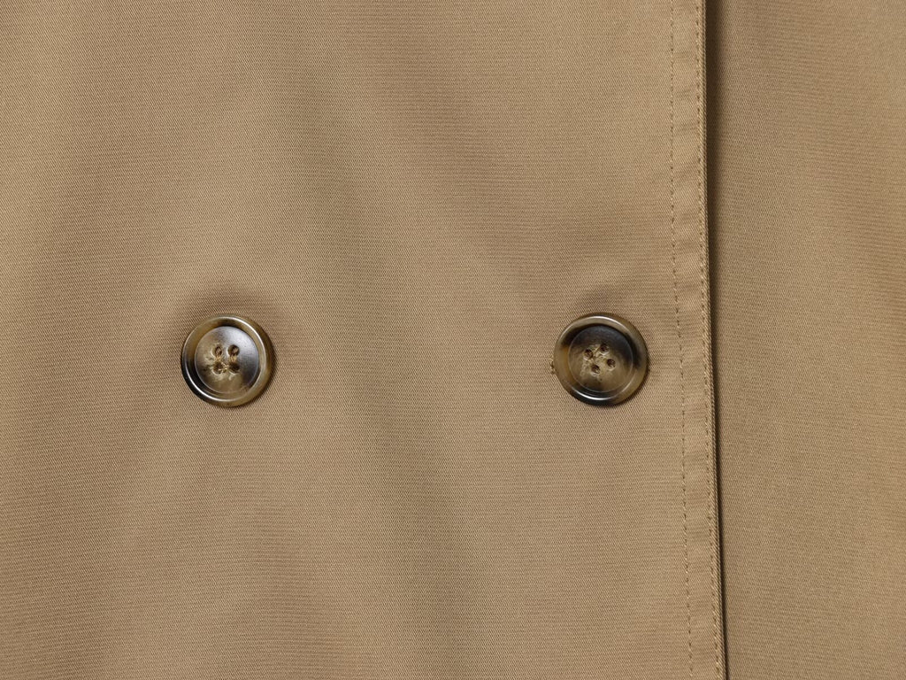 Women's double breasted lace up windbreaker Coat