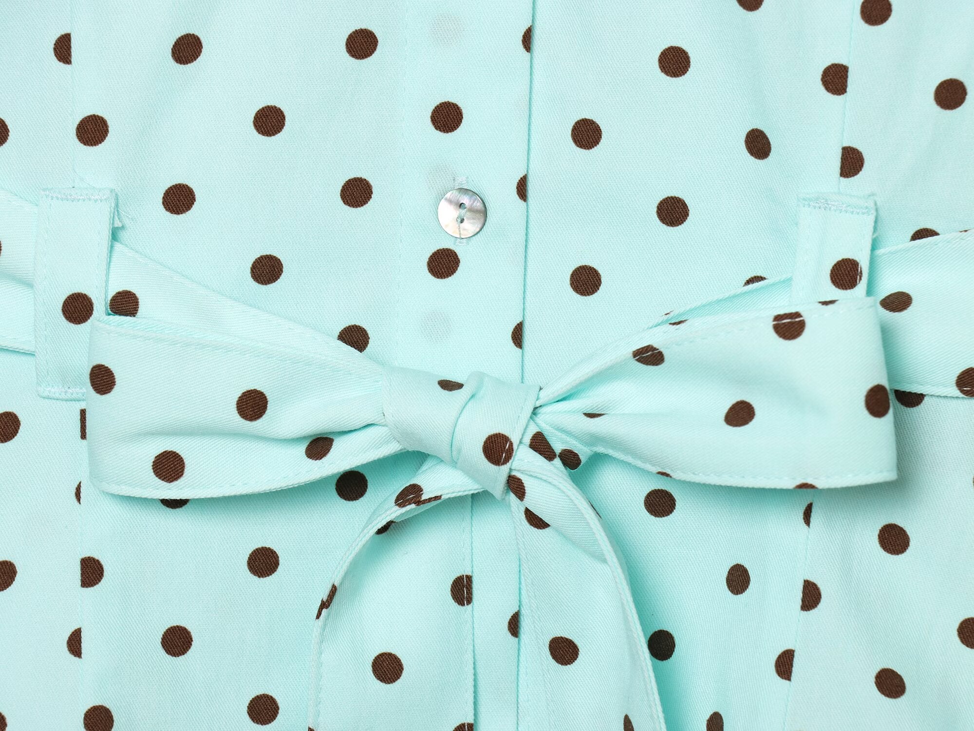 suit Women's 2 pieces polka dot pocket mini shorts+shirt style Coat