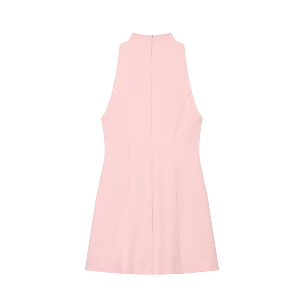 Women's opening design slim mini dress