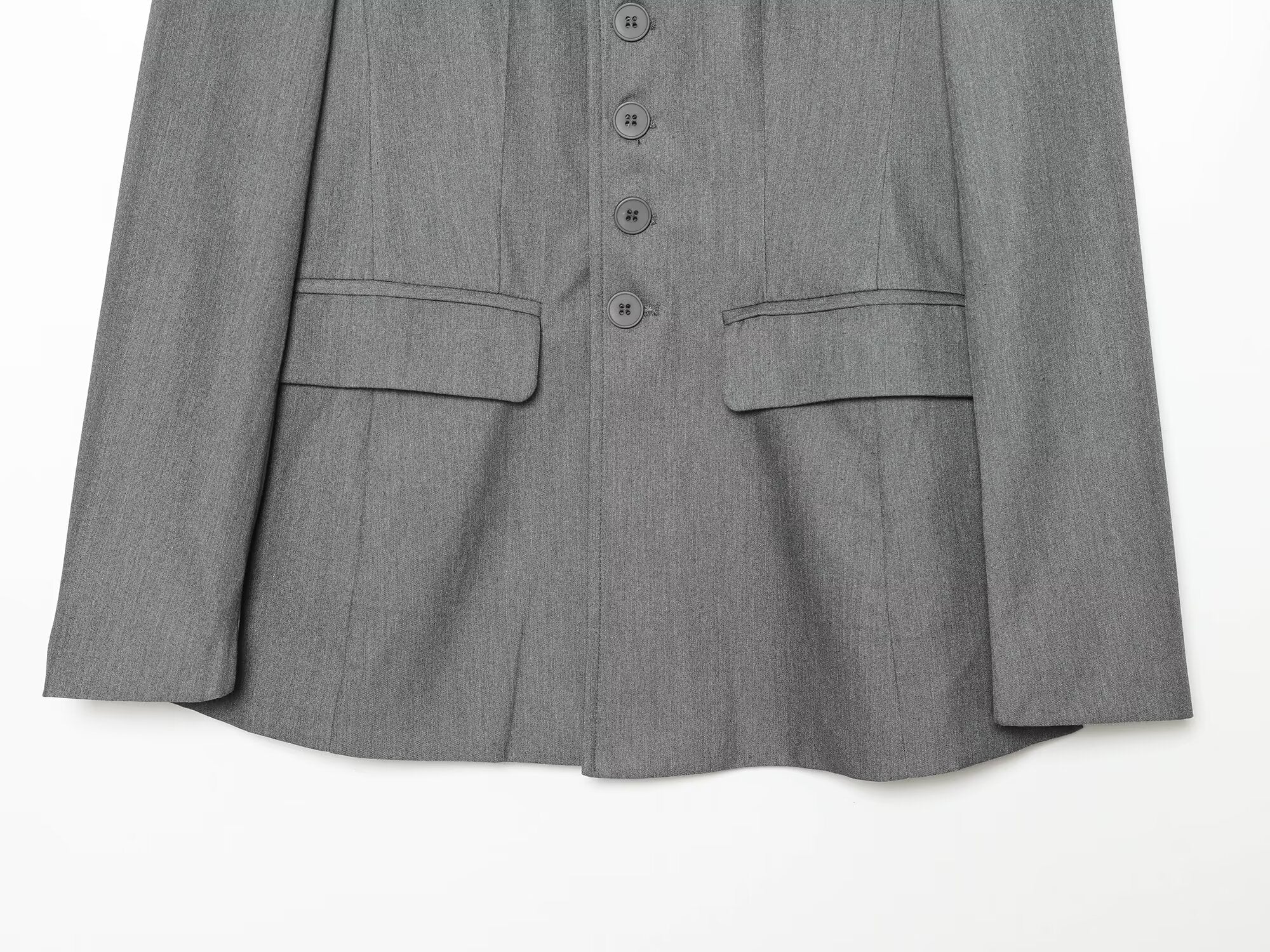 Women's casual stand collar waist cinched Blazer Coat