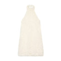 Women's tassel decorated knitted mini dress