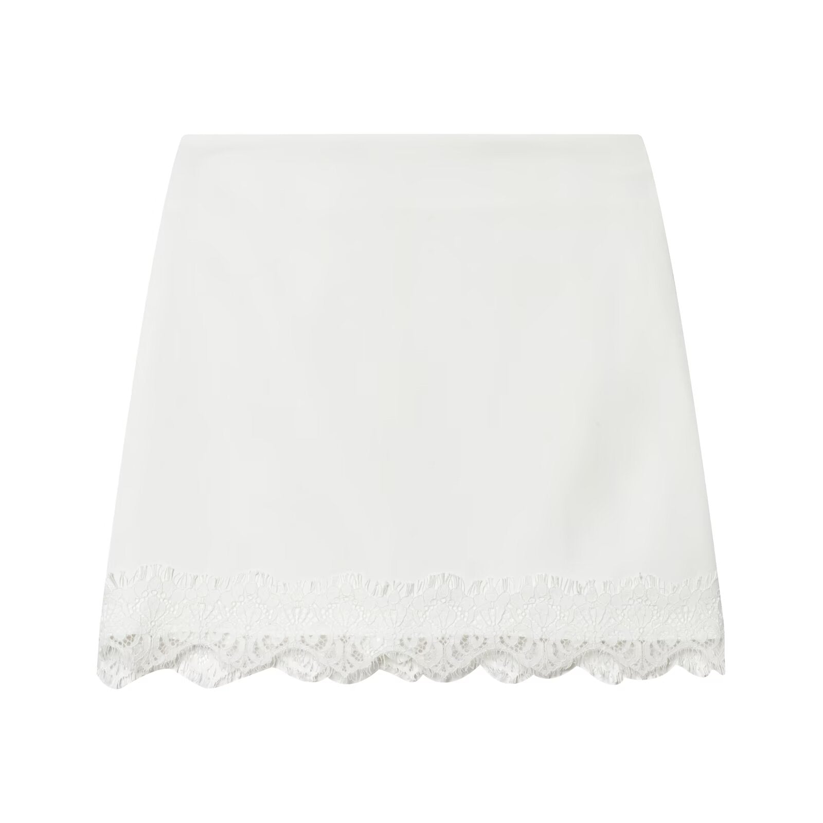 Women's lace hem slim Shorts Skirts