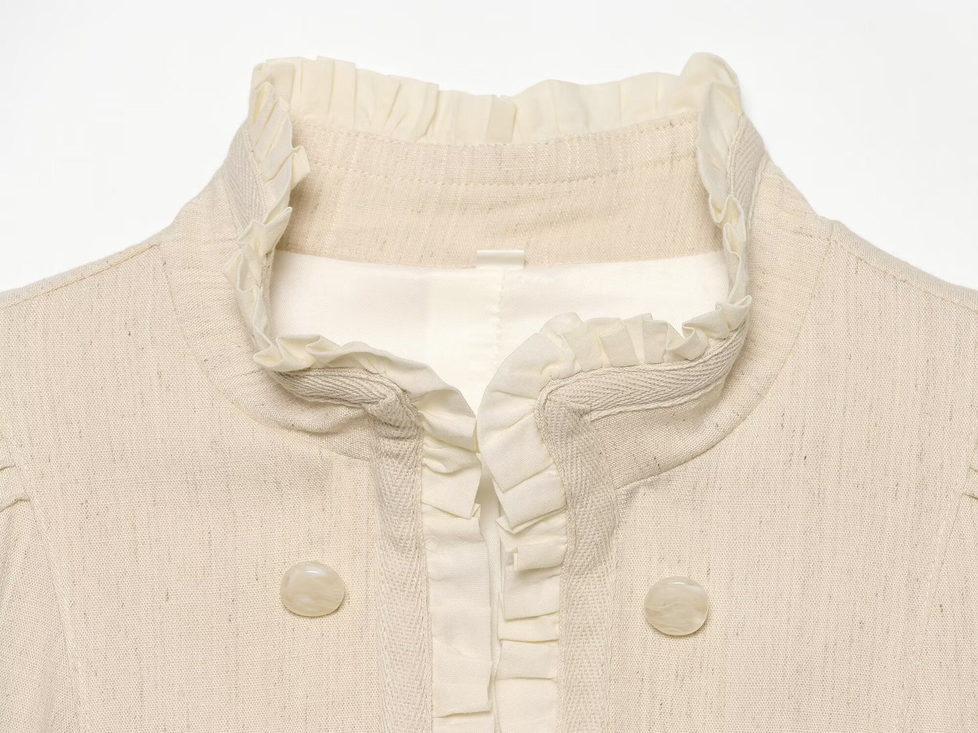 Women's layered decorative short Blazer Coat