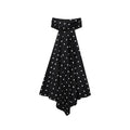 Women's summer polka dot hanging neck top