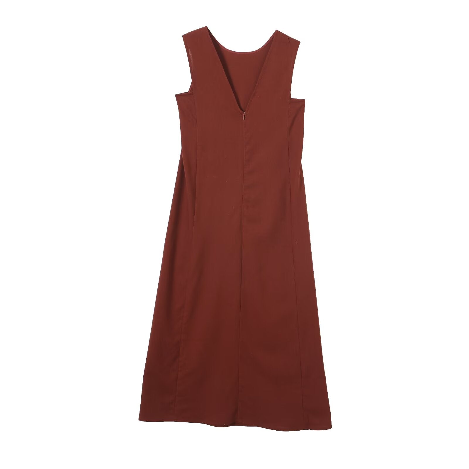 Women's Comfort O Neck Sleeveless Dress