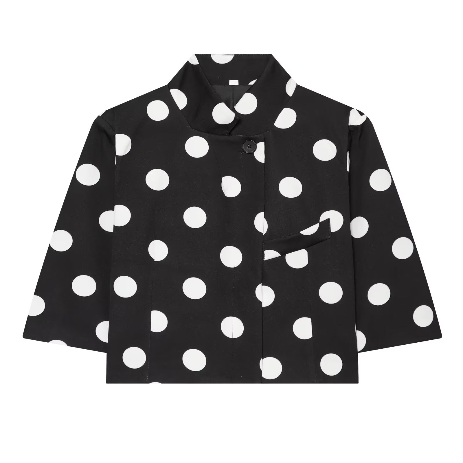 Women's short standing collar Blazer Coat