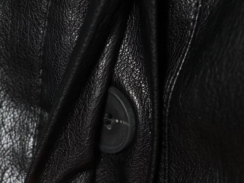 Women's balloon shaped Faux Leather jacket Coat