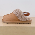 Women's new thin-soled warm and velvet snow slippers