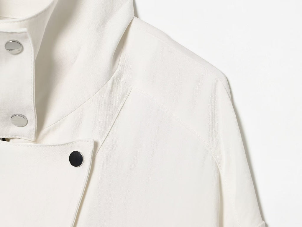 Women's Casual Stand Collar Jacket Coat