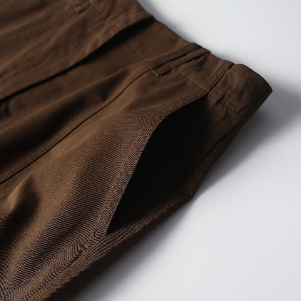 Women's retro casual versatile cotton MIDI skirt